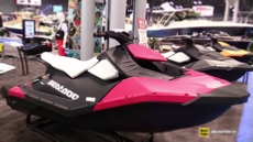 2015 Sea Doo Spark Pink Jet Ski at 2015 New York Boat Show